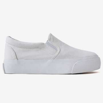 OEM Low Price Classic Vulcanized High Platform Women Canvas Shoes